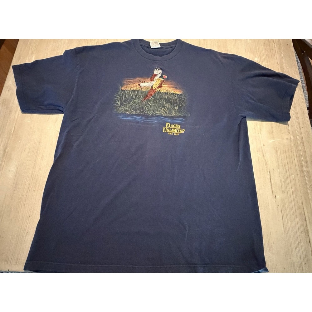 duck unlimited  embroidered as seen in photo shirt xl
